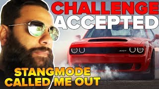 Hey StangMode... CHALLENGE ACCEPTED. | Dodge SRT Demon vs Ford Mustang Drag Race