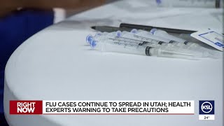 Flu cases are on the rise in Salt Lake County, health officials say