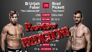 UFC ON FOX 22: Urijah Faber vs Brad Pickett Preview & Predictions