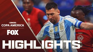 Argentina vs. Canada Highlights | 2024 Copa América