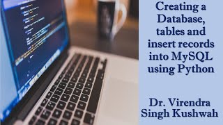 Creating a Database, tables and insert records into MySQL using Python