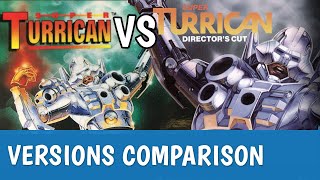 SUPER TURRICAN VS Director's Cut 🇬🇧 Versions Comparison