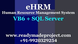 Human Resource Management System Project Configuration and Demo by redaymadeproject.com