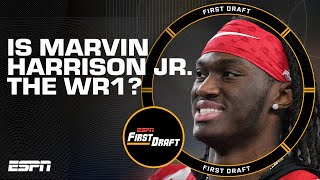 Who is the true WR1 in this year's NFL Draft?! | First Draft 🏈