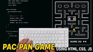 I Built PAC-MAN Using HTML CSS JS | Game Tutorial