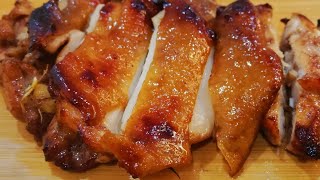 🏆简单料理- 使用空气炸锅做出好好吃的叉烧烧鸡/Sample way to show you how to cook the Char Siu Roast Chicken by Air fryer