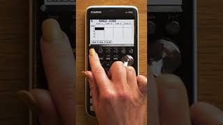 [Casio fx-CG50 tutorials] Binomial Distribution #shorts