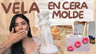 TUTORIAL APRENDE COMO hacer VELAS  decorativas aromáticas en cera molde (tutorial)