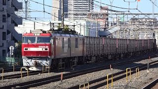 JR貨物　EH500-58牽引　6096ﾚ　南浦和駅通過　　2014/11/19