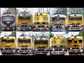 [25 in 1] Amazing multicolored different model EMU local trains at Palta Station I Kolkata Trains