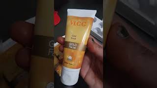 VLCC gold facial kit review #goldfacialkit #vlcc #facial #khushboomakeup #youtubeshorts #trending