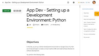 App Dev Setting up a Development Environment Python