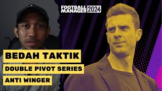 Taklukan Team Besar Dengan Double Pivot Anti Winger | Football Manager 2024