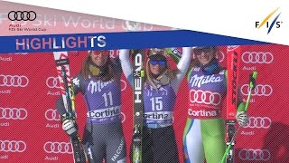 Highlights | Gut pips Goggia in Cortina's Downhill | FIS Alpine