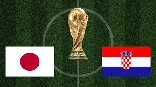 Japan vs Croatia | FIFA Qatar World Cup 2022 | Realistic Simulation | eFootball PES Gameplay