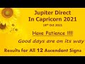 Jupiter Direct October 2021 | Jupiter Direct in Capricorn October 2021 | FOR ALL 12 ASCENDANT SIGNS