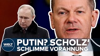 OLAF SCHOLZ: Invasion von Russland! "Wladimir Putin vergeht sich am ukrainischen Volk"
