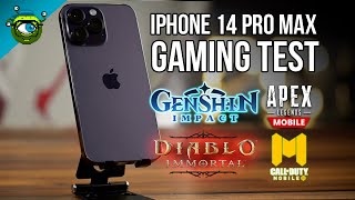 Apple iPhone 14 Pro Max Gaming Test | Genshin Impact, Apex Legends, COD Mobile & Diablo Immortal