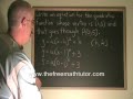 Derive a Quadratic Equation Given the Vertex