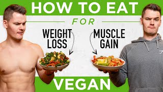 How To Eat VEGAN: Weight Loss vs. Muscle Growth