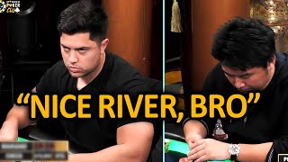 Mariano is Bluffing With Air and The Turn Rewards Him @HustlerCasinoLive