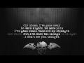 avenged sevenfold i won t see you tonight part 1 lyrics on screen full hd