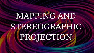 Mappings and Stereographic Projection || Complex Analysis