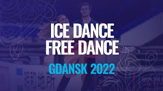 PSURNA / NOVAK (CZE) | Ice Dance Free Dance | Gdansk 2022 | #JGPFigure