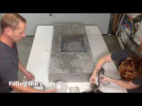 Concrete Countertop With Integrated Sink Concrete Countertop With Integrated Sink