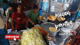 MADAN PAROTHA / BELIAGHATA / KOLKATA. #kolkatastreetfood , #food , #foodvlog , #india