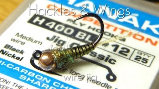 Fly Tying Wire Jig Nymph | Hackles & Wings