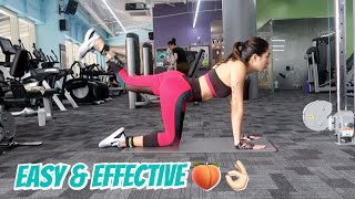 EASY GYM WORKOUT FOR YOUR BOOTY | Angel Dei