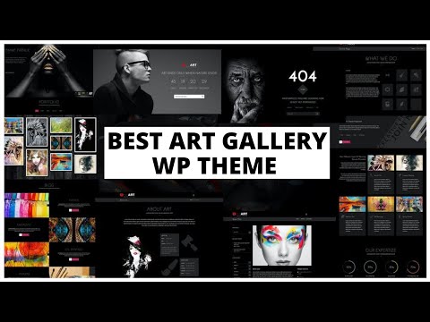 Best WordPress Theme for Art Gallery and Museum | How to create an artist website with WordPress