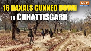 Chhattisgarh: Big Win for Security Forces as 16 Naxals Gunned Down in Gariaband