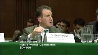 Dr. Benny Peiser testimony at the US Senate Committee on Environment and Public Works
