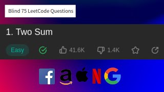 Array : Two Sum | JAVA (LeetCode : 1) | Blind 75 LeetCode Questions