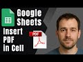 How to Insert a PDF in Google Sheets Cells (Smart Linking Guide 2025)