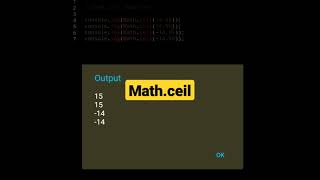 Math.ceil | javascript tutorial #shorts #javascript #html