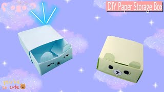 Easy Origami Storage Box Tutorial ||How To Make Origami Animals Easy