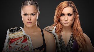 FULL MATCH Becky lynch VS Ronda Rousey #wwe #wwegameplay