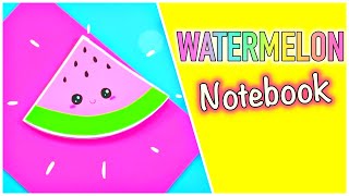 DIY - Kawaii Watermelon Mini Notebook Idea - Cute Crafts - Back To School - #shorts #youtubeshorts