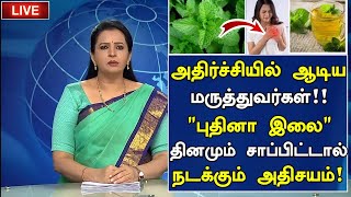 புதினா இலை ரகசியம்! அதிர்ச்சி தகவல்|Mint Leaf |Benefits of Pudina Leaf in Tamil|Health Tips in Tamil