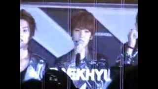 2012.09.22 SMTOWNJKT - EXO Introduction (and cute HunYeol moment!)