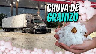 CHUVA DE GRANIZO NA ESTRADA, TIVEMOS QUE PARAR!