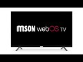 MSON webOS LED TV #webos