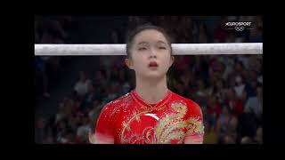 Zhang Yihan 2024 Olympic Team Final Bars