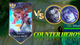 WANWAN BEST BUILD GAMEPLAY WHEN YOU ARE AGAINST WANWAN COUNTER HEROES | MOBILE LEGENDS