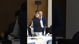 A warm meeting between PM Modi and US President Biden at Hiroshima G7 Summit