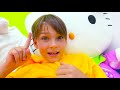 Five Kids Learn Colors with Balloons + more Children's Songs and Videos