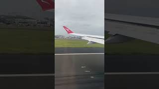 QantasLink Airbus A220-300 landing at Sydney Airport